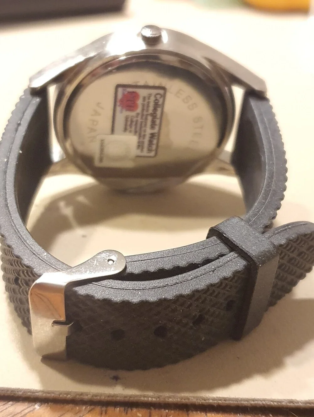 FTH  Enterprises Florida Gators Silver/Blue Silicone Logo Men's Watch